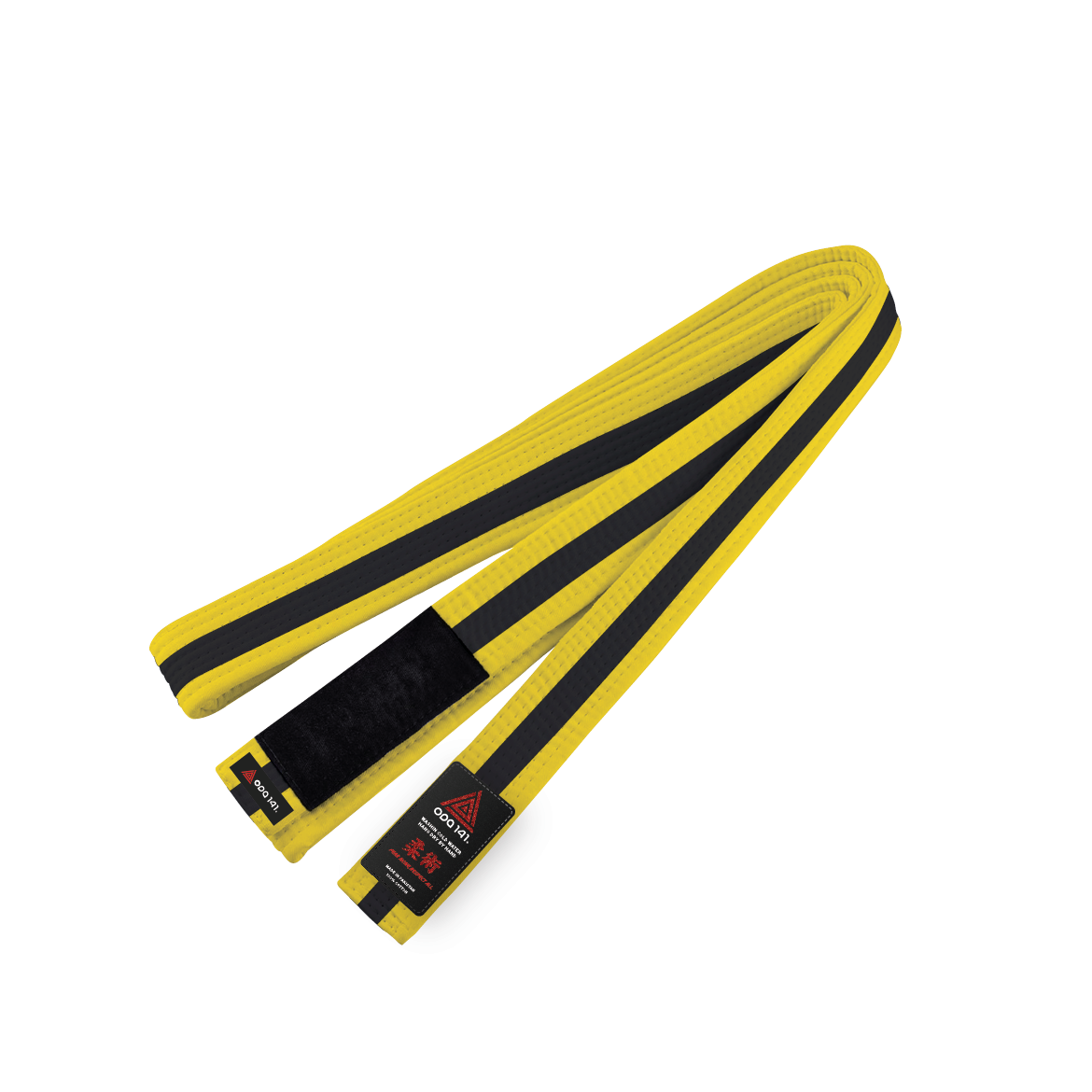 ODA 141 Brazilian Jiu Jitsu Kids Belt - Yellow-Black