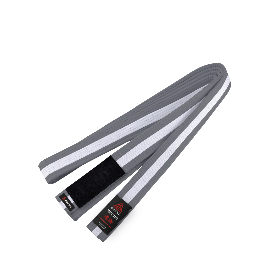 ODA 141 Brazilian Jiu Jitsu Kids Belt - Grey-White